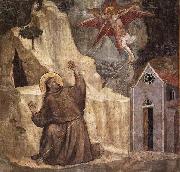 GIOTTO di Bondone Stigmatisation of Saint Francis painting